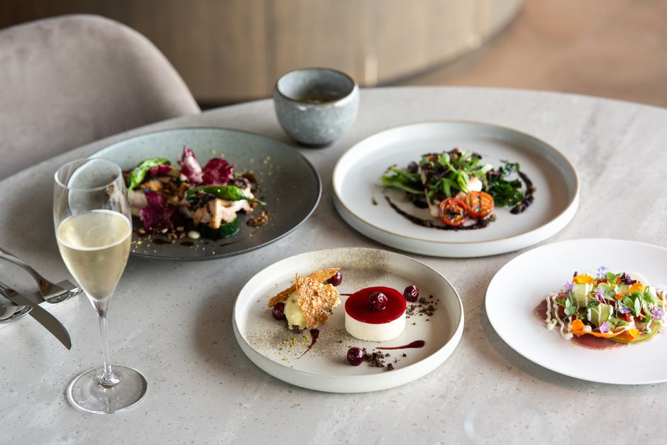 A selection of gourmet dishes beautifully presented